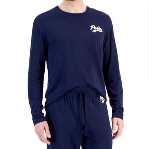 Polo Ralph Lauren Men’s Long Sleeve Sleep Shirt in Cruise Navy, NWT, Size XL